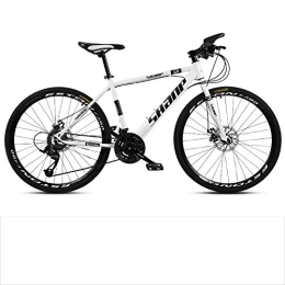 ZYZYZY Mountain Bike Mountain Bike Adult Damping Super Light High-carbon Steel Road Bike Variable Speed Disc Brake All Terrain MTB Racing Bicycle B-27 Speed 26 Inches