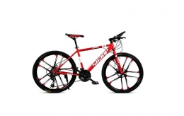 DYM Mountain Bike Mountain Bike Adult Mountain Bike 26 inch Double Disc Brake One Wheel 30 Speed Off-Road Speed Bicycle Men and Women, D, 30 Speed