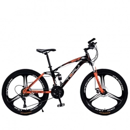 Mountain Bike Bike Mountain Bike All-terrain soft tail cross-country dual disc brakes (24 / 27 inch 21 / 24 / 27 speed black red; black blue; black orange; black green)