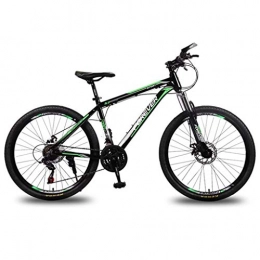 Dsrgwe Bike Mountain Bike, Aluminium Alloy Frame Mountain Bicycles, Double Disc Brake and Front Suspension, 26inch Wheel, 21 Speed (Color : D)