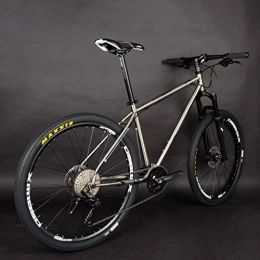 Mountain Bike Bike Mountain Bike AM / 26-inch, TG3 Pneumatic Fork, XM525 Renault 520 High-end Chrome-molybdenum Steel Frame, 30-speed Dual Disc Brake, Bikes Suitable For All-terrain Cycling (Size : 27.5")