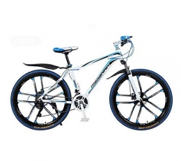 AUTOKS Bike Mountain Bike Bicycle, PVC And All Aluminum Pedals, High Carbon Steel And Aluminum Alloy Frame, Double Disc Brake, 26 Inch Wheels