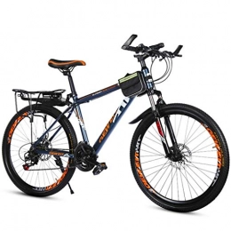 WYLZLIY-Home Bike Mountain Bike Bike Bicycle Men's Bike Mountain Bike, 26inch Wheel Carbon Steel Frame Mountain Bicycles, Double Disc Brake And Front Fork Mountain Bike Mens Bicycle Alloy Frame Bicycle ( Color : Orange )