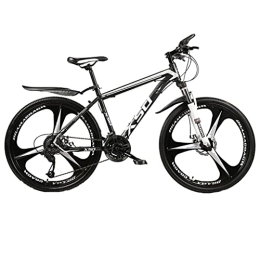 Mountain Bike Mountain Bike Mountain Bike Cross-country bikes with three-pin tyres topped (24 / 26 inch 21 / 24 / 27 speed white and blue; black and white; black and red; black and blue) 130 * 20 * 74cm