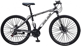 BBZZ Bike Mountain Bike for Men Land Rover 26 Inch with 24 Speed Bicycle Full Suspension MTB 100cm*85cm*35cm, Black