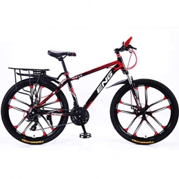 DFKDGL Mountain Bike Mountain Bike For Youth And Adults, Bicycle With Double Disc Brake, High Carbon Steel Variable Speed Bike Great For Urban Riding And Commuting (Color : A-24in, Size : 24 speed) Unicycle