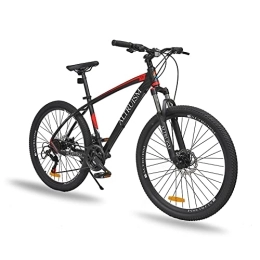 Altruism Bike Mountain Bike Hardtail Bicycle Aluminum 27.5 Inch Disc Brake Shimano 21 Speed Transmission MTB For Women & Men(Black)