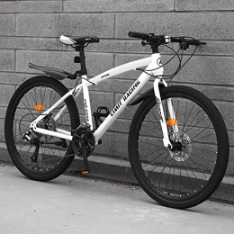 ZYZYZY Bike Mountain Bike Lightweight All Terrain MTB High-carbon Steel Speed Variable Speed Damping Disc Brake 26 Inches Road Bike C-24 Speed 26 Inches