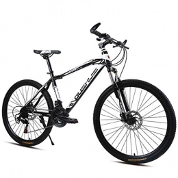 Lxyfc Mountain Bike Mountain Bike Mens Bicycle Bike Bicycle Ravine Bike for Mens Womens, Front Suspension 26" Mountain Bicycles with Dual Disc Brake 21 / 24 / 27 speeds, Carbon Steel Frame Mountain Bike Alloy Frame Bicycle M