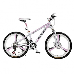 XIAXIAa Bike Mountain Bike, Road Bike, 24 / 26 inch Wheels, 27-Speed, Aluminum Alloy Frame, Double Disc Brakes and Shock-Absorbing Bikes, for Adults / A / 154cm