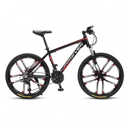 XIAXIAa Bike Mountain Bike, Road Bike, 26-inch Tires, 27-Speed, Aluminum Alloy Frame, Front and Rear Mechanical Disc Brake Bikes, Suitable for Adults, Middle School Students / A / As Shown