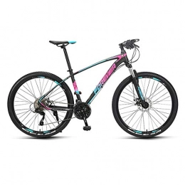 XIAXIAa Mountain Bike Mountain Bike, Variable Speed Bike, 27.5-inch Wheels, 27-Speed, Low-Span Aluminum Alloy Frame, Line Disc Brake and Double Shock-Absorbing Bike, Suitable for Adults, Middle School Students / A /