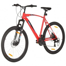 HomeMiYN Bike Mountain Bike with Disc brakes and Quick Release Seat-post Clamp 21 Speed 29 inch Wheel 58 cm Frame Red