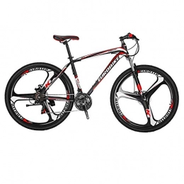 Lz Bike Mountain Bike Mountain Bike X1-27.5 Mountain Bike 21 Speed Shift Left 3 Right 7 Frame Shock Absorption Mountain Bicycle Red 27.5inch