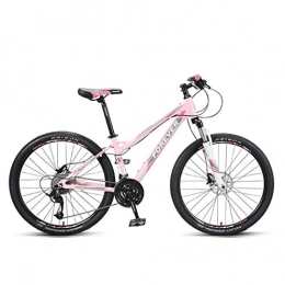 WGYDREAM Bike Mountain Bike Youth Adult Mens Womens Bicycle MTB Mountain Bike, Unisex 26 Inch Bicycles, Lightweight Aluminium Alloy Fream Double Disc Brake And Front Suspension, 27 Speed Mountain Bike for Women Men Ad