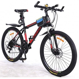 WGYDREAM Mountain Bike Mountain Bike Youth Adult Mens Womens Bicycle MTB Mountain Bikes, 26" Mountain Bicycles, with Dual Disc Brake and Front Suspension, 21speeds, Carbon Steel Frame Mountain Bike for Women Men Adults