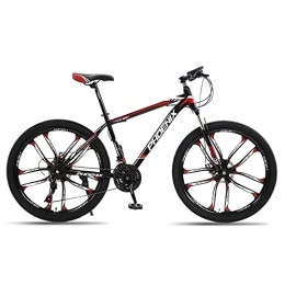 AIPOLE Bike Mountain Bikes, Aluminum Alloy Frame Bikes, 27 Speed 24 Inches Spoke Wheels Gearshift, Front and Rear Disc Brakes Bicycle, for Adults