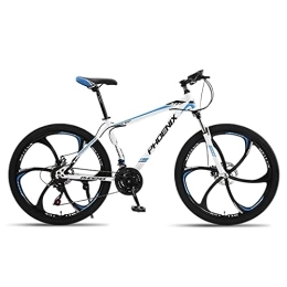 AIPOLE Mountain Bike Mountain Bikes, Aluminum Alloy Frame Bikes, 27 Speed 26 Inches Spoke Wheels Gearshift, Front and Rear Disc Brakes Bicycle, for Adults