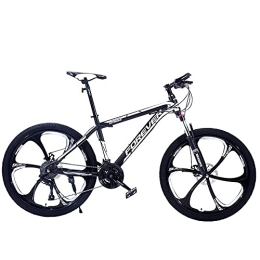 AIPOLE Mountain Bike Mountain Bikes, High-Carbon Steel Frame Bikes, 21 Speed 24 Inches Wheels Gearshift, Front and Rear Disc Brakes Bicycle, for Adults