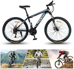 HCMNME Mountain Bike Mountain Bikes, High Timber Youth And Adult Mountain Bike, Aluminum And Steel Frame Options, 24 Speeds, 24 / 26-Inch Wheels, Disc Brake Bicycle, Trail Bike High Carbon Steel Bicycle ( Color : Black-red