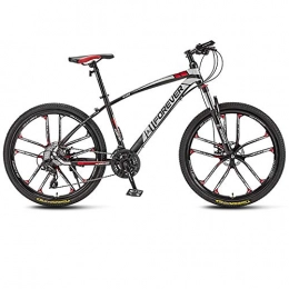 Mountain Bikes Ladies Bikes Bikes for Adults High-carbon Steel Hardtail Mountain Bike, Mountain Bicycle with Front Suspension Adjustable Seat, 21/24/27/30 Speed