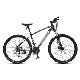 MQJ Mountain Bike MQJ 26 / 27.5 inch Mountain Bike All-Terrain Bicycle 27 Speeds with Dual Hydraulic Disc Brakes Adult Road Bike for Men or Women / Red / 27.5 in