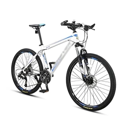 MQJ Mountain Bike MQJ 26 inch Mountain Bike 21 Speeds with Carbon Steel Frame Dual Disc Brakes Bikes for Men Woman Adult and Teens / Blue / 24 Speed