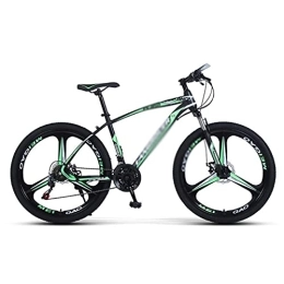 MQJ Mountain Bike MQJ 26 inch Mountain Bike with 21 / 24 / 27-Speeds All-Terrain Bicycle with Dual Disc Brake for Adults Mens Womens / Green / 21 Speed