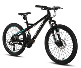 MQJ Mountain Bike MQJ Aluminum Alloy Mountain Bike Variable Speed Adult 21 Speed, Double Disc Brake Mountain Bike 24 inch Used for Outdoor Cycling Trip Exercise a, a