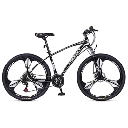 MQJ Mountain Bike MQJ Bike 24 / 27 Speed Mountain Bike 27.5 Inches 3-Spoke Wheels MTB Dual Disc Brakes Bicycle for Men Woman Adult and Teens / Black / 27 Speed