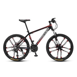 MQJ Mountain Bike MQJ Carbon Mountain Bike 26 inch MTB Bicycle 27-Speed Shift with Dual Disc Brakes for Men and Women Cycling Enthusiasts Suitable for a Path, Trail &Amp; Mountains / Red / 27 Speed