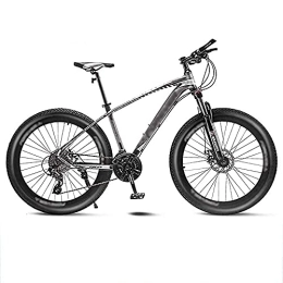 MQJ Bike MQJ Hardtail Mountain Bikes, Adult Road Men and Women Variable Speed Shock Absorber Bicycle 24 / 26 inch Portable 21 / 24 / 27 / 30 Accelerator Disc Brake Bicycle, C~26 Inches, 24 Speed