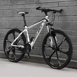 MQJ Mountain Bike MQJ Mountain Bike, 24 / 26 inch Adult with 21 / 24 / 27 / 30 Speed Mountain Bike Light Full Suspension Frame Front Fork Disc Brake, A~24 Inches, 24 Speed