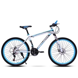 Mrzyzy Bike Mrzyzy Mountain Bike 26 Inch, 21 / 24 Speed with Double Disc Brake, high-carbon steel Adult MTB, Hardtail Bicycle with Adjustable Seat (Color : A4, Size : 21 SPEED)