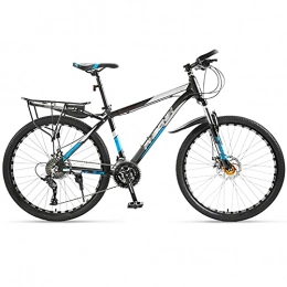BMDHA  MTB With Rear Shelf, Bike Aluminum Alloy Frame 27 Speed, Mountain Bike 26 Inches No Noise Mountain Bikes Effortless Quickly Mens Bikes Damping
