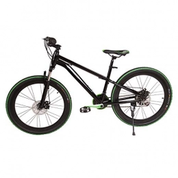 MuGuang Bike MuGuang 26 Inches 7 Speed Bicycle MTB Mountain Bike Disc Brakes Unisex for Adult (black+green)