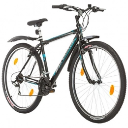 Multibrand Mountain Bike Multibrand, PROBIKE PRO 29, 29 inch, 483mm, Mountain bike, Unisex, 21 speed Shimano, White Grey-Red (Black / Grey-Blue (Mudguard))