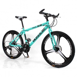 MUYU Mountain Bike MUYU 21-Speeds (24-Speeds, 27-Speeds, 30-Speeds) Mountain Bike Outdoor Sports Cycling Bicycle Dual Disc Brake, Green, 21speeds