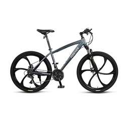 Muziwenju Bike MUZIWENJU Mountain Bike Bicycle, Variable Speed Bicycle, Adult Male And Female Bicycle, Youth Student Shock Off-road Racing (26 Inches / 21 Speed) (Color : Gray, Edition : 21 speed)