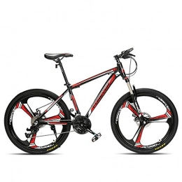 MYRCLMY Bike MYRCLMY Effect 26 Inch Mountain Bike, MTB, Suitable From 150 Cm, 27 / 30 Speed Gearshift, Fork Suspension, Boys Bike & Men's Bike Variable Speed Bicycle, Red, 30 speed