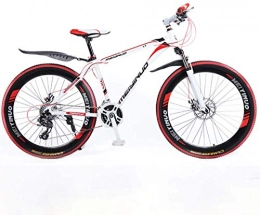  ZGGYA Road Bike, Light Aluminum Alloy Full Frame, Disc Brakes, Front Suspension Men's Bike With Wheels, 26-inch 27-speed Mountain Bike