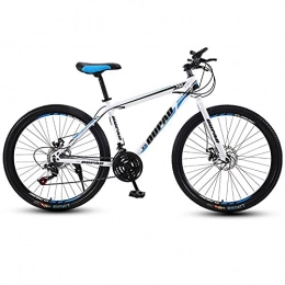 N / B Mountain Bike N / B 26 Inch 27 Speed Muti Spoke Wheel Mountain Bike, Front and Rear Disc Brake Mountain Bicycle with Adjustable Seat, for Unisex Adult Outdoor Riding