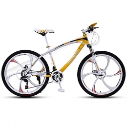 N / B Bike N / B Mountain Bike with Adjustable Seat, Shock Double Brake City Mountain Bicycle 26 Inches Wheels 27 Speed, for Men and Women Outdoor Riding