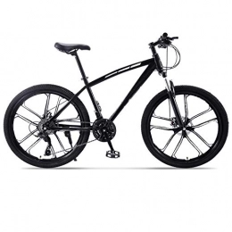 ndegdgswg Mountain Bike ndegdgswg Mountain Bike, 26 Inch Disc Brake Variable Speed Light Bicycle Shock Absorption Off Road Road Racing 26inches24speed Tenknifewheelblack