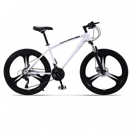 ndegdgswg Mountain Bike ndegdgswg Mountain Bikes, Disc Brakes Variable Speed Lightweight Adult Bicycles Shock Absorption Off Road Youth Students Road Racing 26inches27speed Threeknifewheelwhite