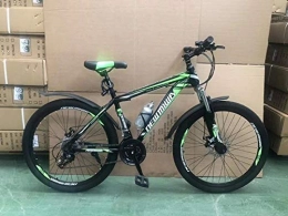 Newmiwa Mountain Bike Newmiwa 26" Wheel Mountain Bike for Adults, Front and Rear Disc Brakes, Front Suspension, 21 Speed, Green Color