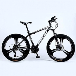 Novokart Bike NOVOKART Country Mountain Bike 26 Inch, Adult MTB, Hardtail Bicycle with Adjustable Seat, Thickened Carbon Steel Frame, Black, 3 Cutters Wheel, 27-stage shift