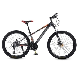 NYASAA Bike NYASAA 26-inch Mountain Bike, Variable Speed Shock Absorption Mechanical Double Disc Brakes, High Carbon Steel Frame, Suitable for Adults (gray 27.5)