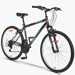 WBDZ Bike Outdoor Mountain Bike 18 Speed 26 Inches Wheels Dual Suspension Bicycle, System Front Suspension MTB Bicycle, High-Carbon Steel Hard-tail Mountain Bike, Mountain Bike with Adjustable Seat
