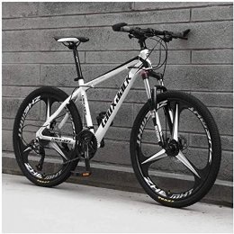  Mountain Bike Outdoor sports Mens Mountain Bike, 21 Speed Bicycle with 17Inch Frame, 26Inch Wheels with Disc Brakes, White